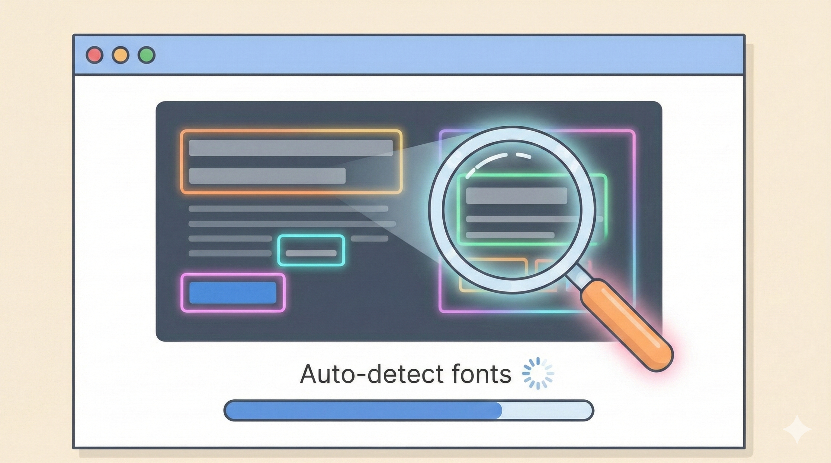 Auto-detect fonts